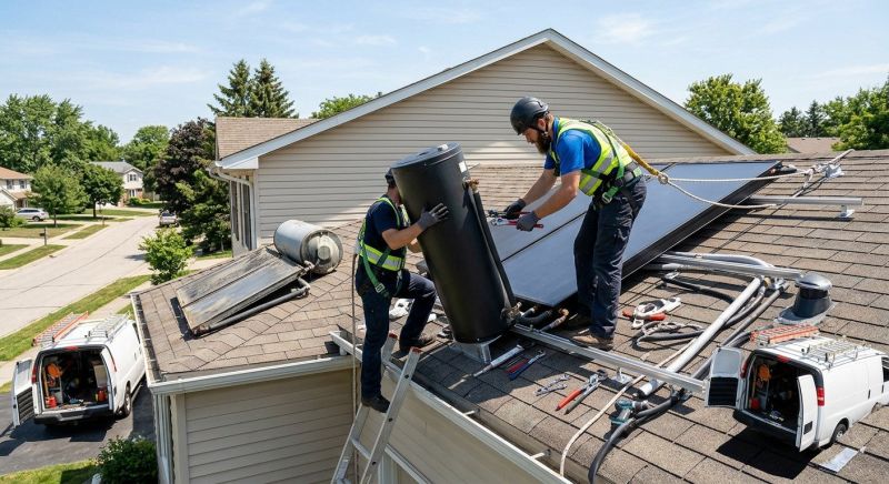 Solar Water Heater Replacement in Fredericksburg, VA