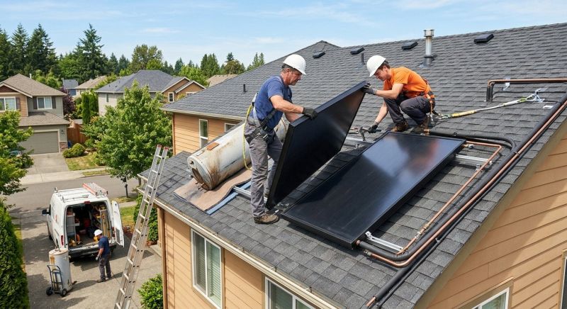 Solar Water Heater Replacement in Columbus, OH