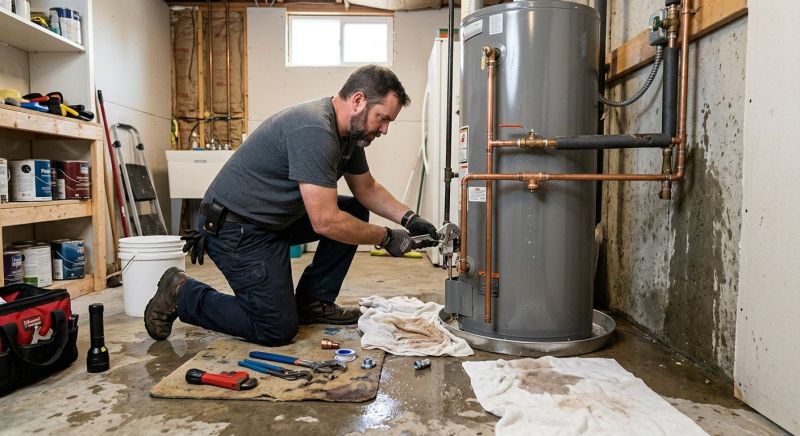Leaking Water Heater Repair in Fredericksburg, VA