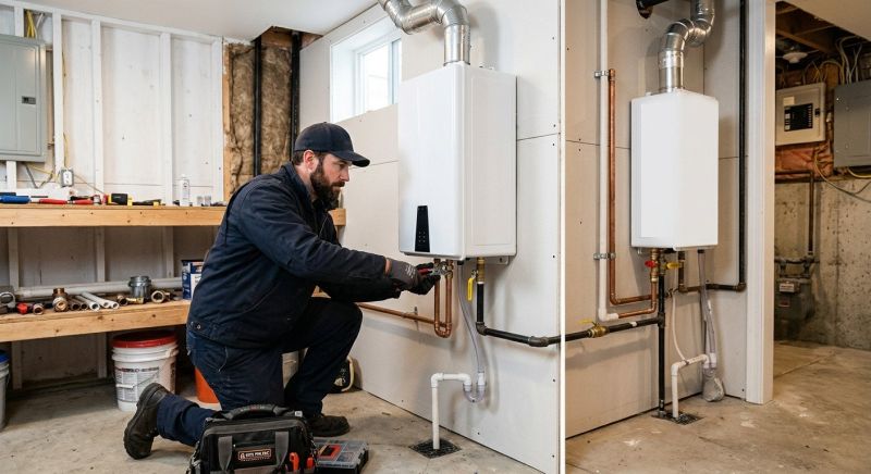 Tankless Heater Installation in Fredericksburg, VA